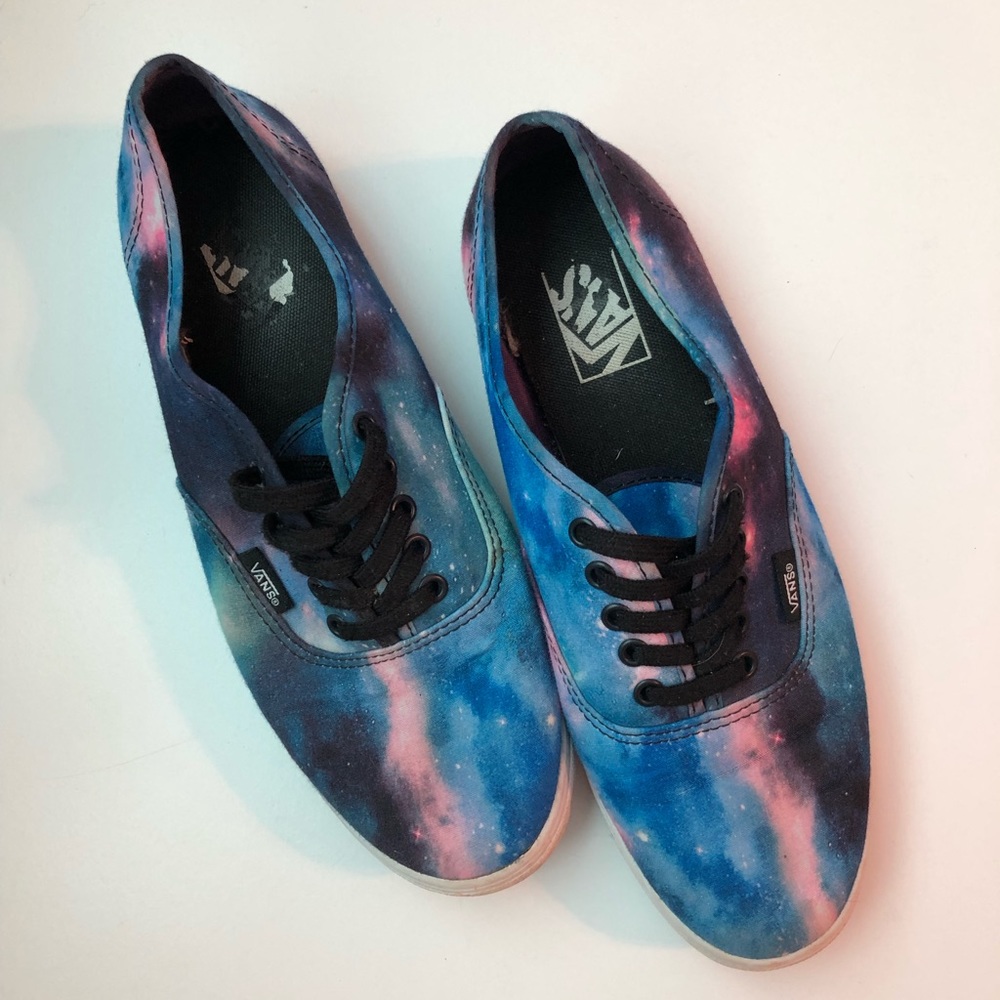 Galaxy print vans sneakers